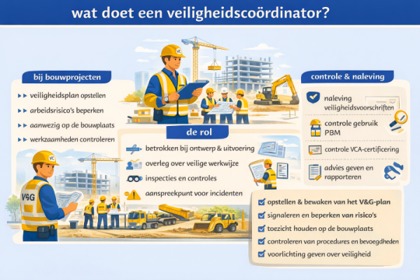 Alles over het beroep veiligheidscoordinator Wat doet een veiligheidscoordinator